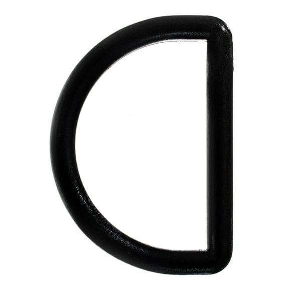 Paracord Planet Black Plastic D-Rings – Multiple Sizes & Packs – Lightweight – All Purpose