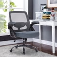 thumbnail image 7 of Big and Tall Office Chair 400LBS- Mesh Ergonomic Home Office Desk Chair with Soft Seat and Lumbar Support- Comfy Computer Work Mesh Chair with Adjustable Flip-up Armrest, Rocking, 7 of 7