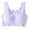 Purple, variant on biudgviw Sports Bras for Women Seamless Scoop Neck High Impact Push up Bra Stretch Athletic Running Yoga Bralettes