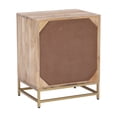 thumbnail image 4 of Powell Janie 2 Drawer Accent Cabinet, Natural Rattan and Gold Finish, 4 of 12