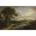thumbnail image 3 of Alexander Nasmyth 24x17 Black Modern Framed Museum Art Print Titled - View of the City of Edinburgh (circa 1822), 3 of 5