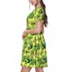 thumbnail image 2 of Disketp Kiwi and Avocado para Vestido de Manga Corta para Mujeres, Vestidos de Verano para Mujeres, Casual y Holgado para la Playa, 2 of 6