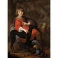 thumbnail image 2 of Dirck Dircksz. van Santvoort 19x24 Gold Ornate Framed and Double Matted Museum Art Print Titled - Portrait of Martinus Alewijn (1644), 2 of 4