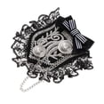 thumbnail image 1 of 2x Alfileres de Broche Del Corsé de La Tela Del Cordón Del Retro Insignias Accesorios Hugo Insignia de tela británica, 1 of 8