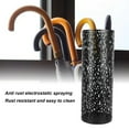 thumbnail image 3 of Umbrella Storage Organizer, Fashionable Umbrella Rack Convenient Umbrellas Storage Bucket Metal Holder Storage Bin Standing Round Holder for Home Hotel Office Decor, 3 of 7