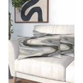 thumbnail image 2 of Grey Ombre Marble Pillow Covers King Size, Abstract Modern Art Soft Bed Throw Pillowcases Breathable Cooling Long Lumbar Body Pillow Sham Cover for Bed Sofa 20''x40'', 2 of 7