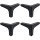 thumbnail image 1 of Patas de metal para sofá, patas de repuesto para muebles, patas doradas para sofá, triángulo resistente TUNC Sencillez, 1 of 5