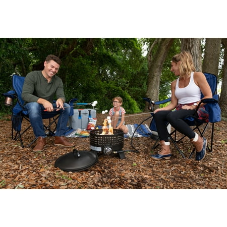 Fire Sense - Sporty Campfire Portable Gas Fire Pit - Mocha