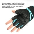 thumbnail image 3 of Workout Gloves for Men & Women, Anti-Slip Fitness Gloves with Wrist Wrap Support Provide Full Palm Protection for Weightlifting, Military Press, Chest Press, Pull ups, Dumbbell, Barbell, 3 of 8