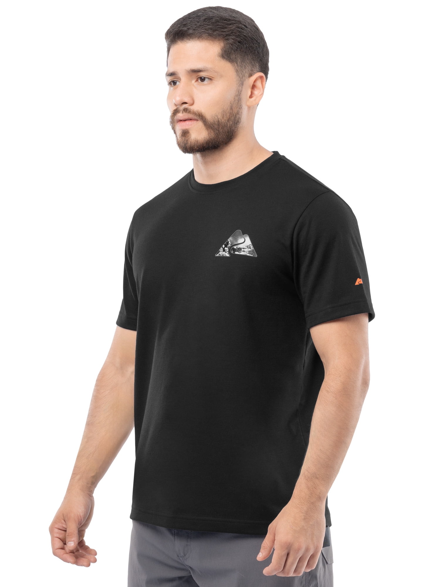 Ozark Trail Men's Active Graphic Tee with Short Sleeves, Sizes S-3XL