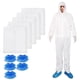 thumbnail image 1 of Overoles protectores desechables ETERNA, paquete de 5, blancos, L, 1 of 6