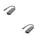 thumbnail image 4 of Seitruly Hub Línea integrada Cuatro en Circuito de colección ajustable multifuncional Diseño aerodinámico Amplia compatibilidad Divisor USB-C 2piezas, 4 of 6