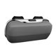 thumbnail image 4 of Organizador de gafas de sol con visera para coche, estuche portátil para gafas, almacenamiento protector Gris, 4 of 9