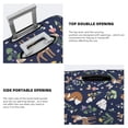 thumbnail image 4 of Haiem Animals And Wildflowers Luggage Cover Printed Suitcase Covers for Luggage Elastic Washable Suitcase Protector Fits 18-32 Inch Luggage-Large, 4 of 8