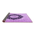 thumbnail image 2 of Ahgly Company Indoor Rectangle Medallion Purple Traditional Area Rugs, 6' x 9', 2 of 4