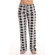 thumbnail image 2 of Pantalones de pijama de mujer con bolsillos, pantalones de pijama de cuadros de franela suave para mujer, 2 of 4