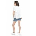 thumbnail image 3 of Blusa cuello camisero Roman Fashion /Juvenil, 633 (Blanco) blanco CH, 3 of 6