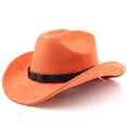 thumbnail image 2 of Western Frontier Accessory Curved Brim Cowboy Hat Designed for Outdoor Adventure and Everyday Travel, 2 of 3