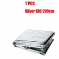 thumbnail image 1 of Poncho-couverture Thermique d'Urgence, Couverture Légère Pliable Résistante à l'Eau pour le Camping, la Randonnée et l'Extérieur, 1 of 7