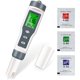 thumbnail image 1 of Probador de medidor de PH, medidor de PH electrónico para piscina 3 en 1, temperatura del medidor TDS, probador de calidad del agua con pantalla LCD y precisión de lectura, para piscina, acuario, 1 of 5