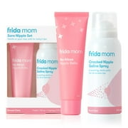 Frida Mom Sore Nipple Soothing Cream Saline Spray with Balm for Breastfeeding