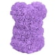 thumbnail image 3 of Bonita flor de rosa artificial con forma de oso y lazo, regalo perfecto para el día de San Valentín (púrpura), 3 of 10