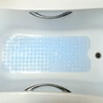 thumbnail image 5 of Uxcell 34.6" x 15.7" Non Slip Bath Tub Shower Mat for Bathroom Bathtub White, 5 of 6