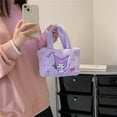 thumbnail image 4 of Bolso de mano de felpa Sanrio para mujer, bolsa de hombro, Kawaii, My Melody, Cinnamoroll, mochila de embrague, regalo para niña, 4 of 4