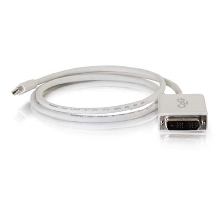 UPC: 0757120543381 | 6FT MINI DISPLAYPORT™ MALE TO SINGLE LINK DVI-D MALE ADAPTER CABLE – WHITE