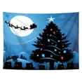 thumbnail image 1 of Tapiz decorativo de pared para árbol de Navidad, 150 x 130 cm, microtela, 1 of 2
