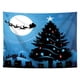 thumbnail image 1 of Tapiz decorativo de pared para árbol de Navidad, 150 x 130 cm, microtela, 1 of 2