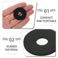 thumbnail image 4 of HOOWIFFY Rubber Spacers Black 120Pcs 3.00X3.00X0.20in, 4 of 6