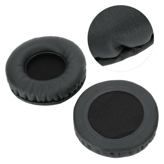 Zerodis 75MM 3inch Headphone Earpad Universal Ear Pads Cushions Replacement Headset Foam Ear Pads Cushion Covers Black