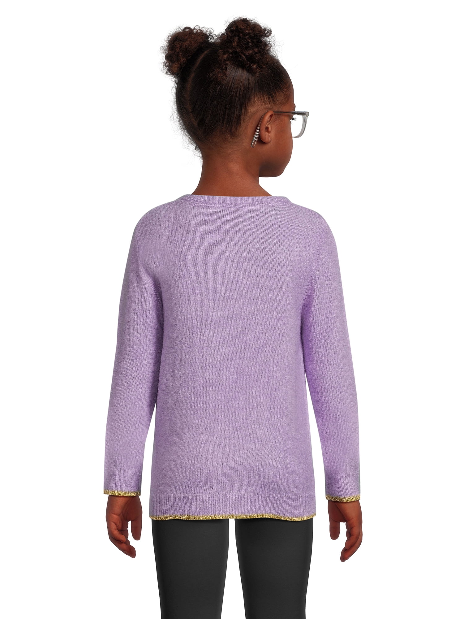 Nik and Leksi Girls Embellished Sweater Pullover, Sizes 4-16
