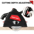 thumbnail image 2 of Eastvolt 9-Amp 6-1/2" Plunge Circular Track Saw, 0-45°Bevel Adjustment, 5500RPM Plunge Saw for Wood Cutting, 2 of 12