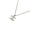 thumbnail image 1 of Pre-Owned Chanel Coco Mark C12V necklace with metal rhinestones... (Good), 1 of 5