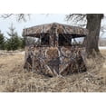 thumbnail image 2 of THUNDERBAY Gobbler Lodge 5-Side Hunting Blind 4 Person Ground Blind for Deer Hunting 300D Camouflage Pop up Quick Set Deer Blind, 2 of 6