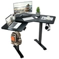 thumbnail image 2 of Kadyn Standing Desk,Stand Workstation,Computer Desk,L-shaped Electric Standing Desk with 4 Memory Positions and LCD Display-Black, 2 of 8