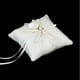 thumbnail image 5 of Jumpingount Almohada para anillo de bodas de satén blanco marfil de primera calidad, duradera y segura para el cojín para anillo de bodas Ropa, zapatos y accesorios Miscelánea, 5 of 6