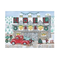 Cheryl Bartley 'Noel Christmas Tree Farm' Canvas Art