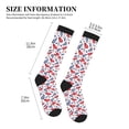 thumbnail image 2 of Lsque Forest Mushrooms1 Pattern Sport Compression Socks for Men & Women 15-20 mmHg Knee High Nurse Pregnant Running Medical and Travel Athletic, 2 of 6
