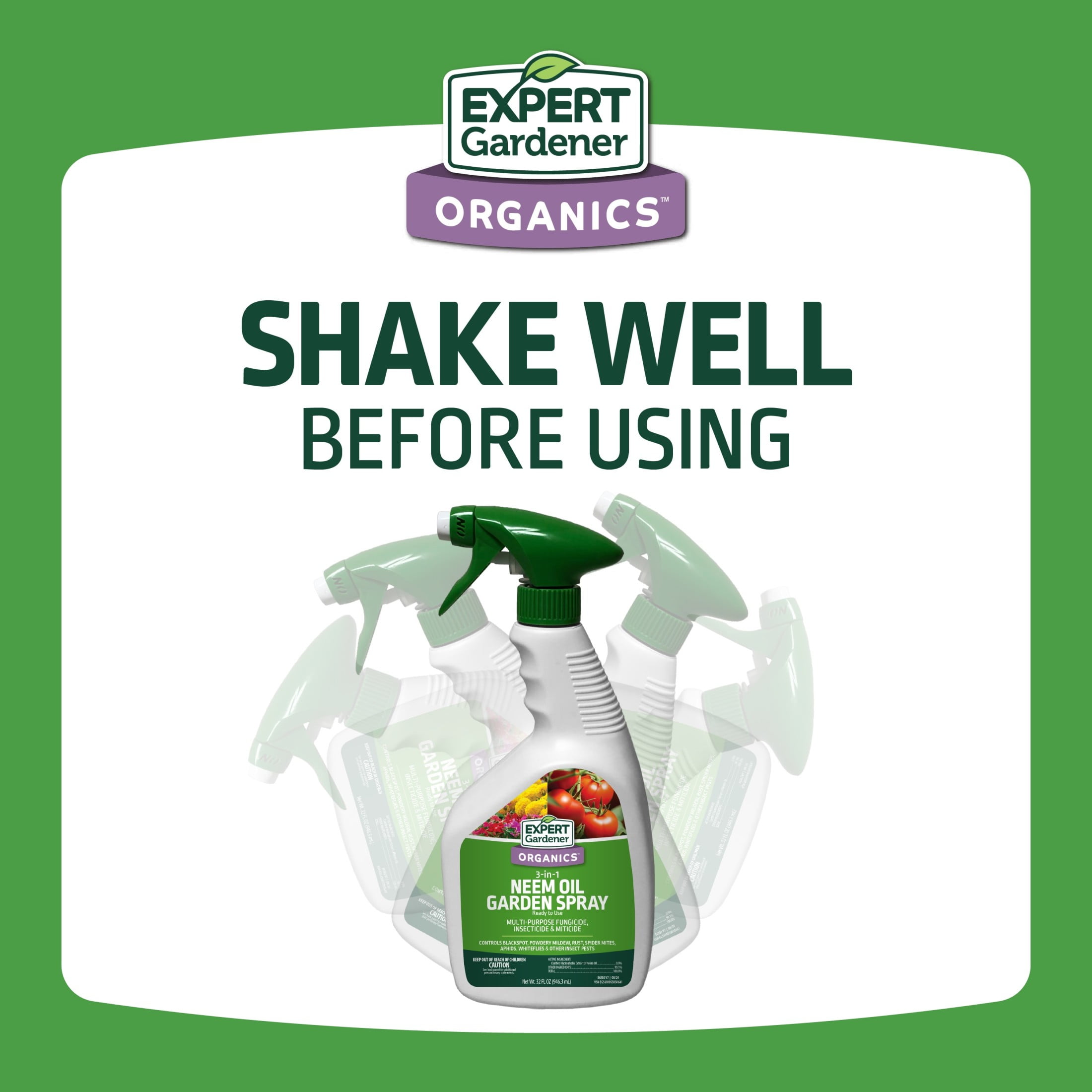 Expert Gardener Neem Oil Ready to Use, Insect Control, 32 Fl Oz