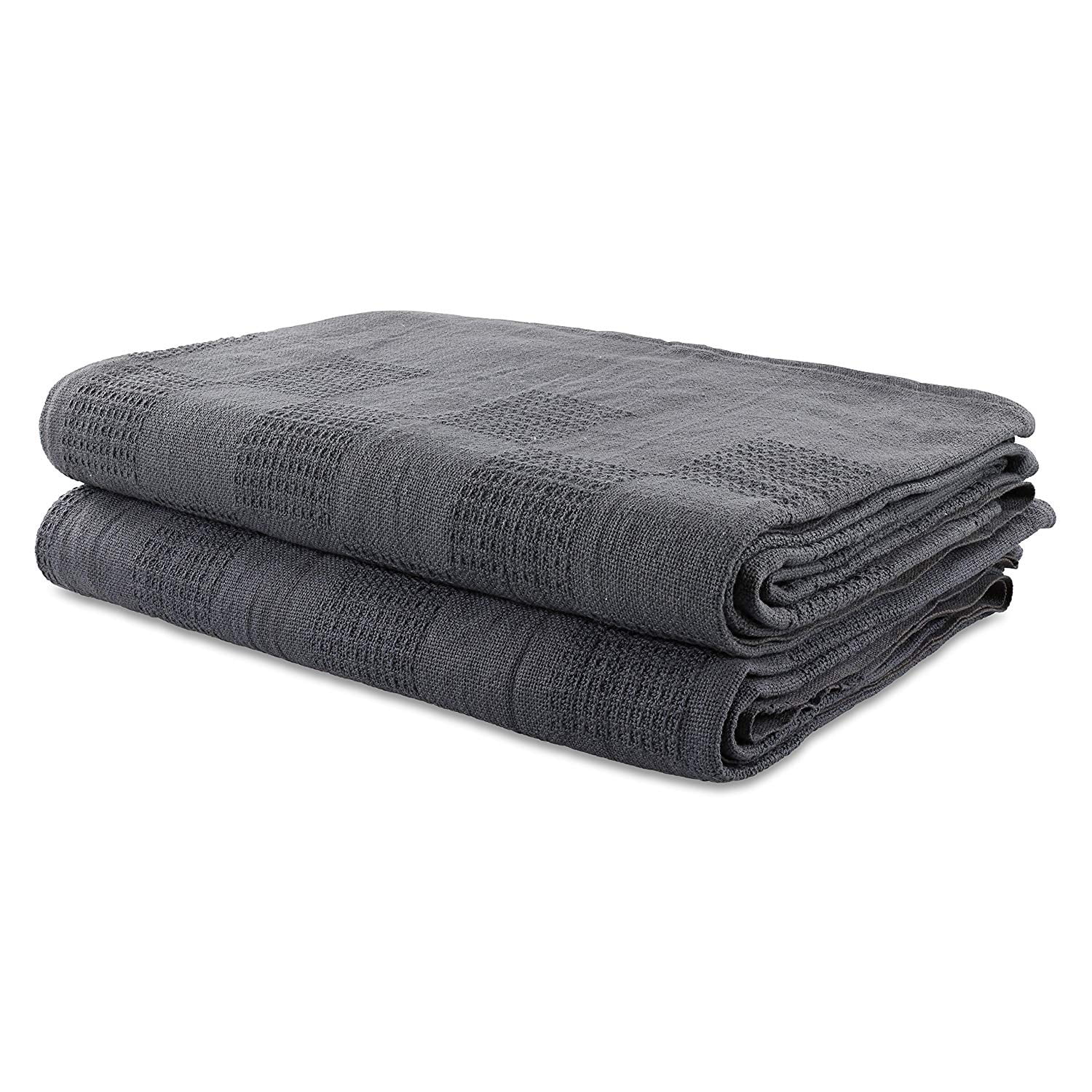 JMR Charcoal Hospital/Home Thermal Blanket Snagfree 100 Cotton Coach