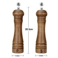 thumbnail image 2 of Oak Wood Shakers For Kitchen, Ceramics Rotor Salt And Pepper Mill Set Brings Flavour To Life, Refillable Design Meets Timeless Style, 2 of 6