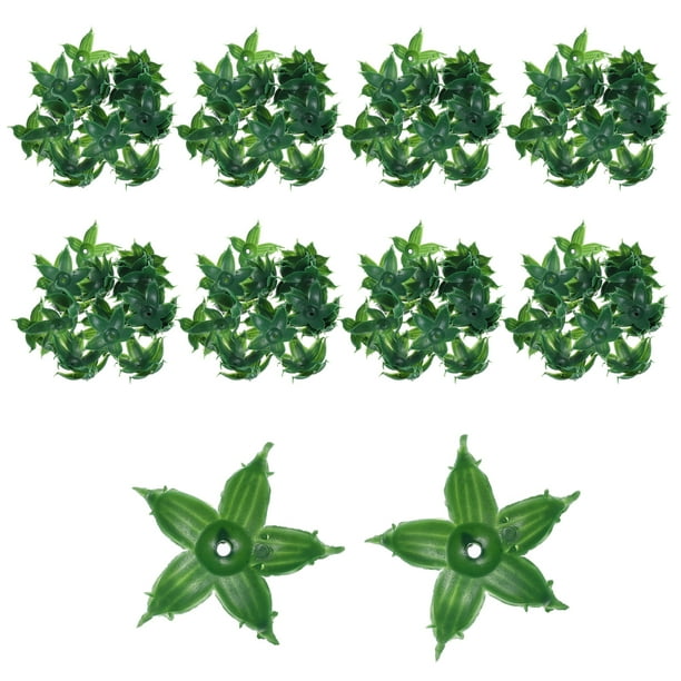 Uxcell Flores Artificiales Cáliz Hojas Falsas Sépalos Pétalo Hoja Verde a Granel para Ramo de Boda DIY Verde 200Paquete