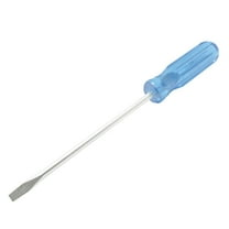 Surtek Blue Screwdriver Round Shank Flat Tip 1/4x4"