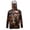 American Flag Camo Deer Print, variant on Palm Tree Men’s Quick Dry Hooded Rash Guard, UPF 50+ Sun Protection Fishing Shirt with Breathable Face Cover and Lightweight Feel