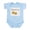 Sky Blue, variant on CafePress - Peanut Infant Bodysuit - Baby Light Bodysuit, Size Newborn - 24 Months