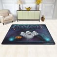 thumbnail image 2 of SKYSONIC 36x24in Ghost Pumpkin Area Rug, Halloween Party Non-Slip Floor Carpet for Indoor Living Dining Room Bedroom, 2 of 7