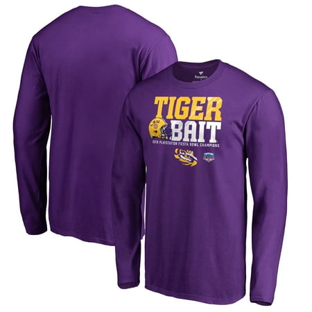 LSU Tigers Fanatics Branded 2019 Fiesta Bowl Champions Endaround Long Sleeve T-Shirt -